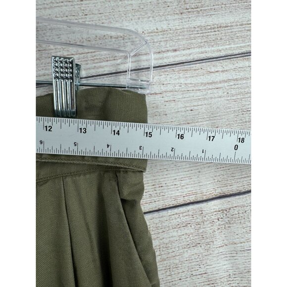 Cartonnier Anthropologie Pleated Pants Women's Size 8 Green - Picture 11 of 12